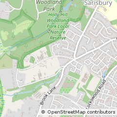 Map of Warsash, Hampshire