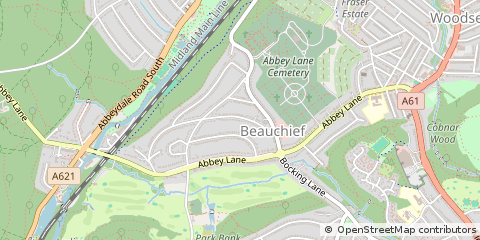 Map of Sheffield