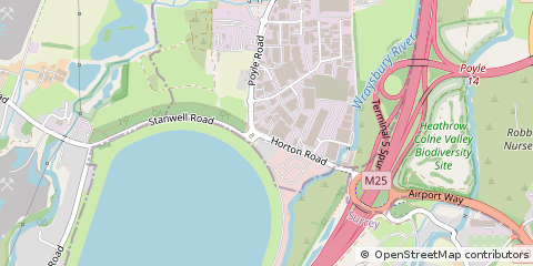 Map of Slough, Middlesex