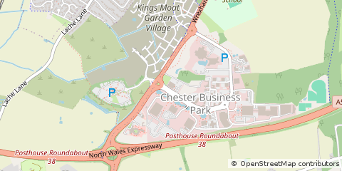 Map of Chester, Cheshire