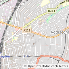 Map of Croydon
