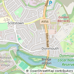 Map of Aberdeen, Aberdeenshire
