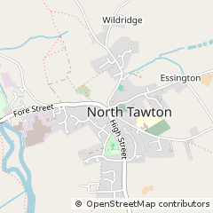 Map of North Tawton