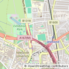 Map of Newcastle Upon Tyne