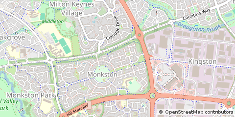 Map of Milton Keynes