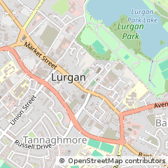 Map of Craigavon, County Armagh