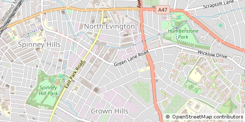 Map of Leicester