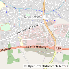 Map of Barnstaple, Devon
