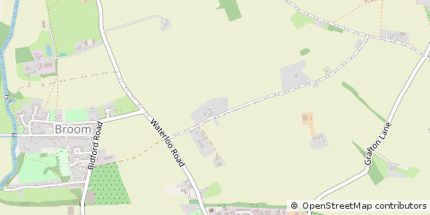 Map of Wixford Alcester, Warwickshire