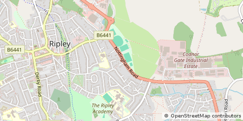Map of Ripley, Derbyshire