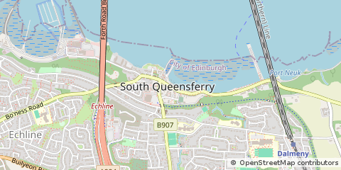 Map of South Queensferry, Midlothian