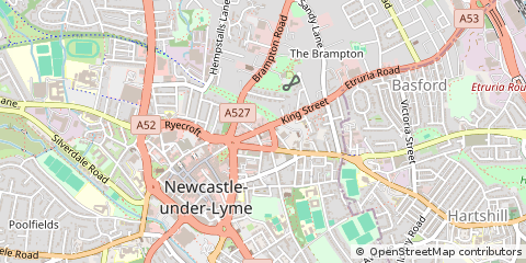 Map of Staffordshire