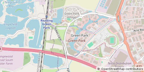 Map of Reading, Berkshire