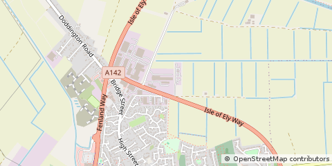 Map of Chatteris, Cambridgeshire