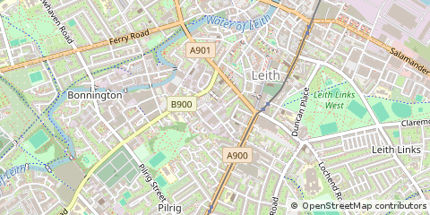 Map of Edinburgh