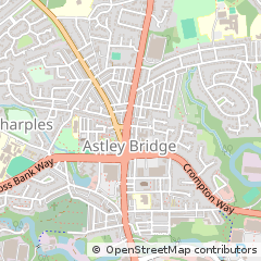 Map of Bolton, Lancashire