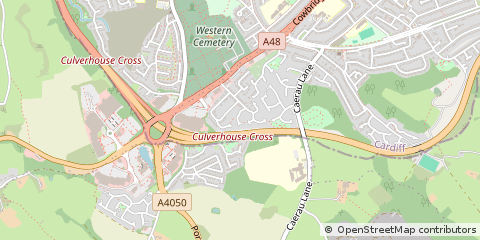 Map of Cardiff