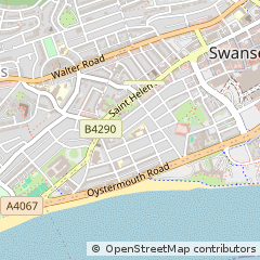Map of Swansea