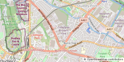 Map of Tipton, West Midlands