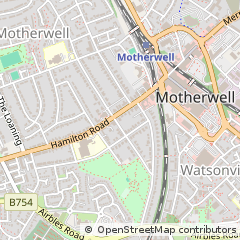 Map of Motherwell