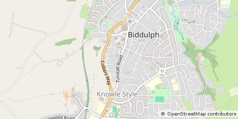 Map of Stoke-on-Trent