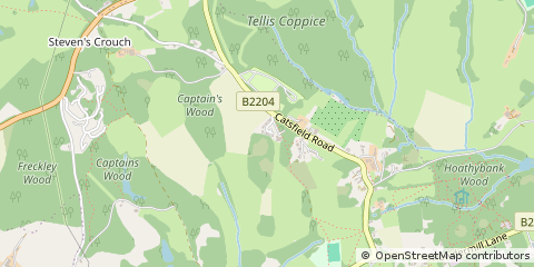 Map of Battle, East Sussex