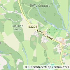 Map of Battle, East Sussex