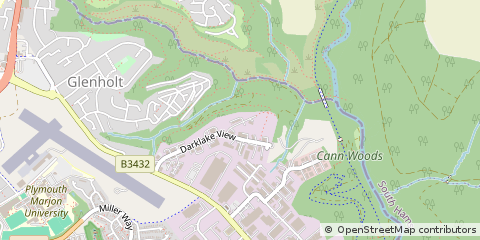 Map of Plymouth, Devon