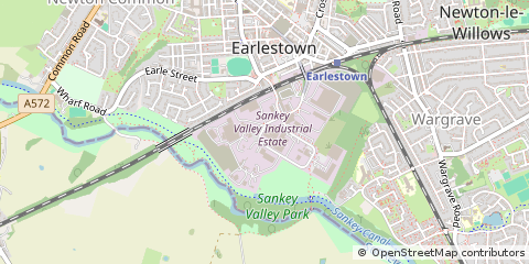 Map of Newton LE Willows
