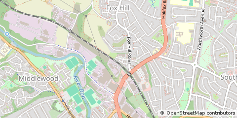 Map of Sheffield