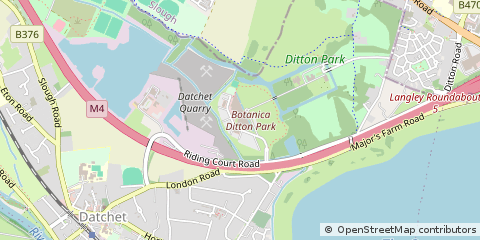 Map of Slough, Middlesex