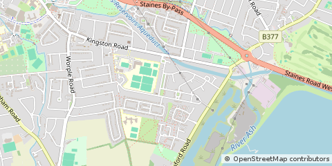 Map of Staines-Upon-Thames