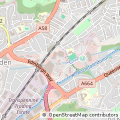 Map of Rochdale, Greater Manchester