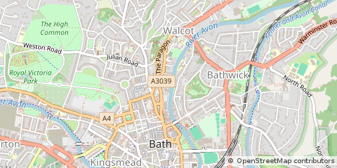 Map of Bath