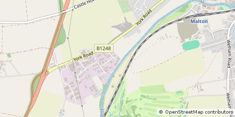 Map of Malton, North Yorkshire