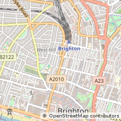 Map of Brighton, East Sussex