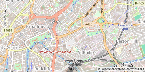 Map of Bristol