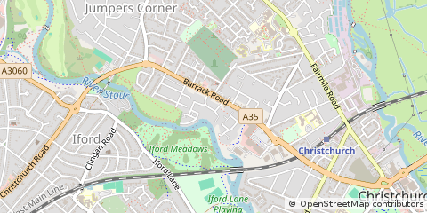 Map of Christchurch
