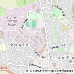 Map of Yeovil, Somerset