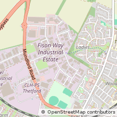Map of Thetford