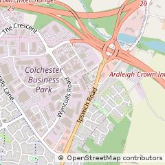 Map of Colchester, Essex