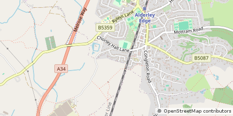Map of Cheshire