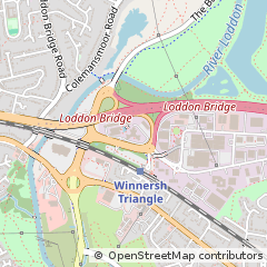 Map of Winnersh, Berkshire