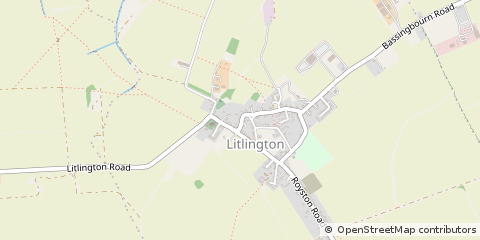 Map of NR Royston, Hertfordshire
