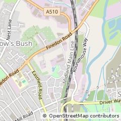 Map of Wellingborough, Northamptonshire