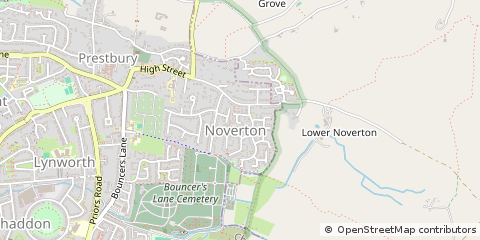Map of Cheltenham, Gloucestershire