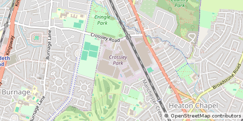 Map of Stockport