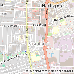 Map of Hartlepool, Cleveland