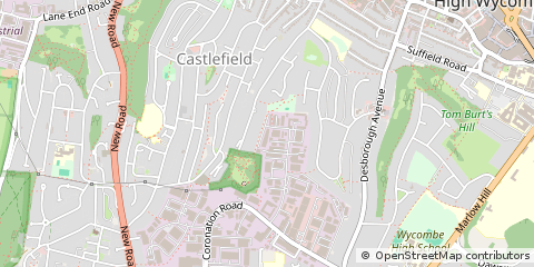 Map of Cressex Industrial Estate, High Wycombs Bucks