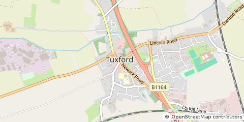 Map of Newark, Notts